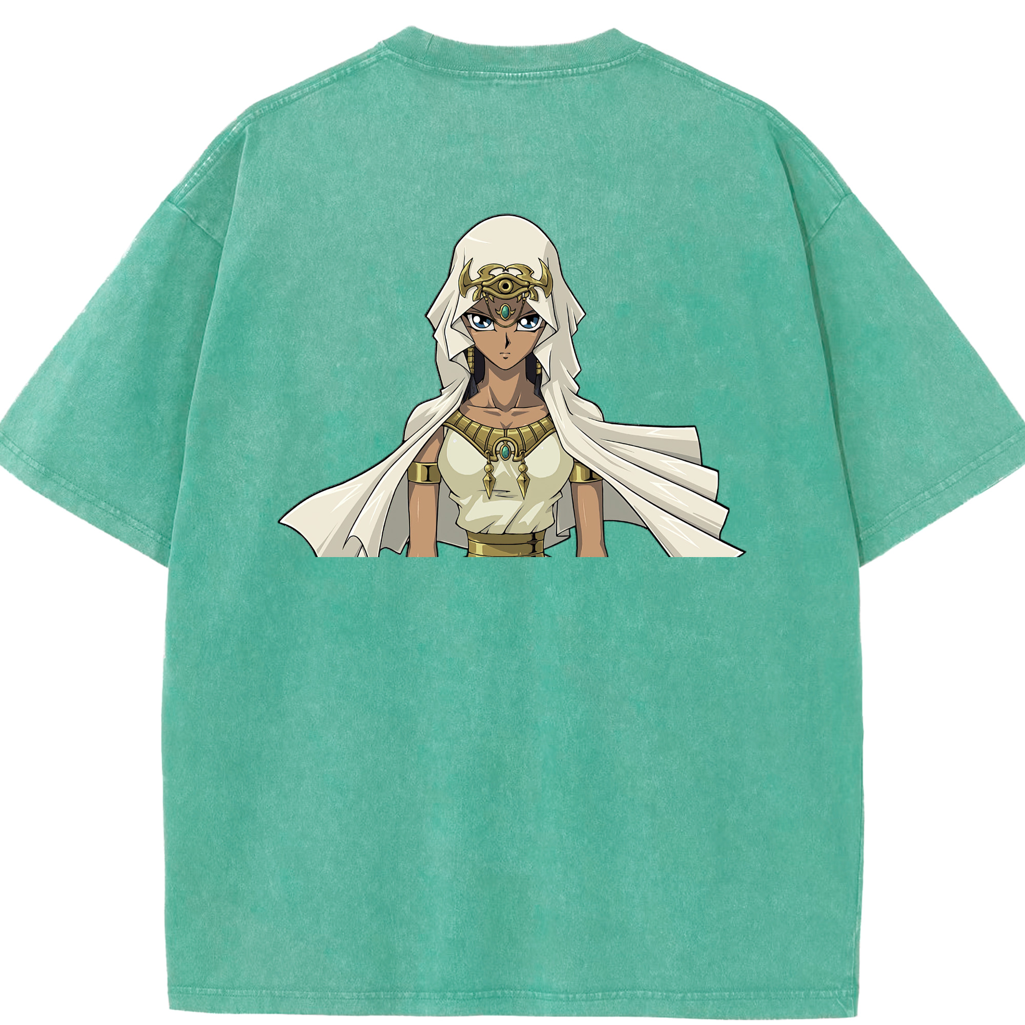 （画像用） 遊☆戯☆王 Yu-Gi-Oh! 綿100% ヴィンテージ風 半袖Tシャツ（背面プリント）